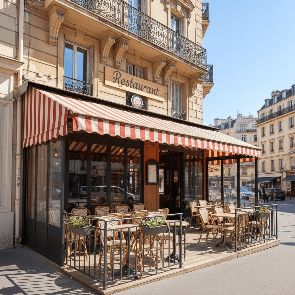 Restaurant à Marseille : terrasse - licence IV
