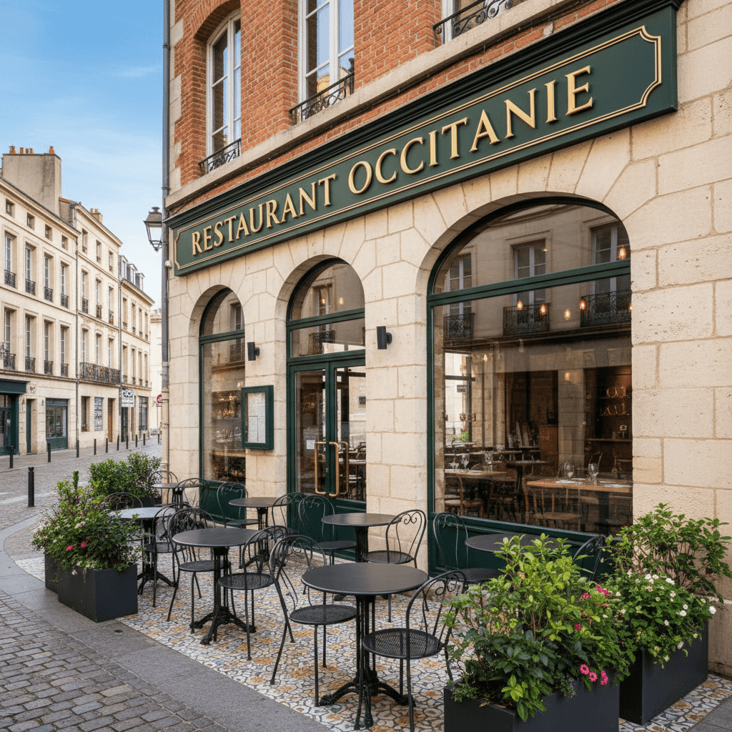 Restaurant 140m² à Toulouse : terrasse - licence IV