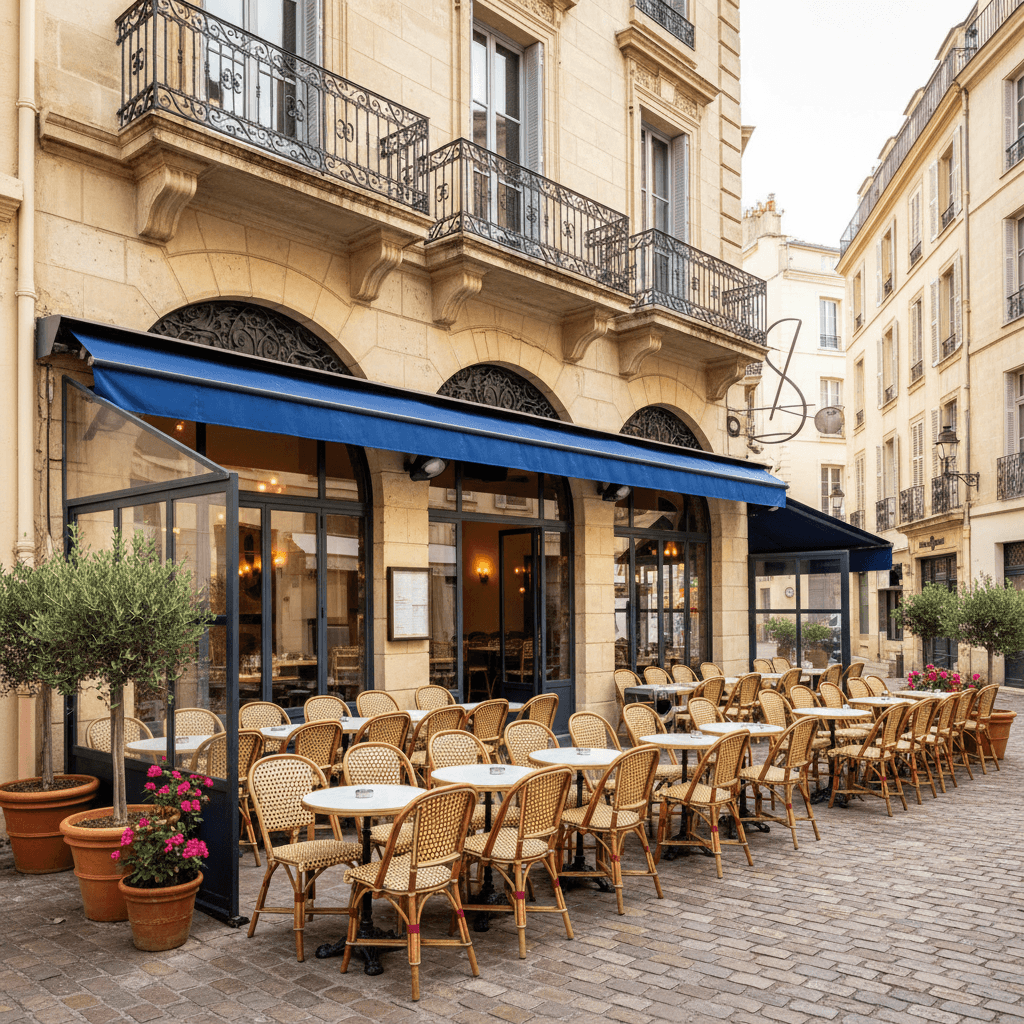 Restaurant à Marseille : terrasse - licence IV