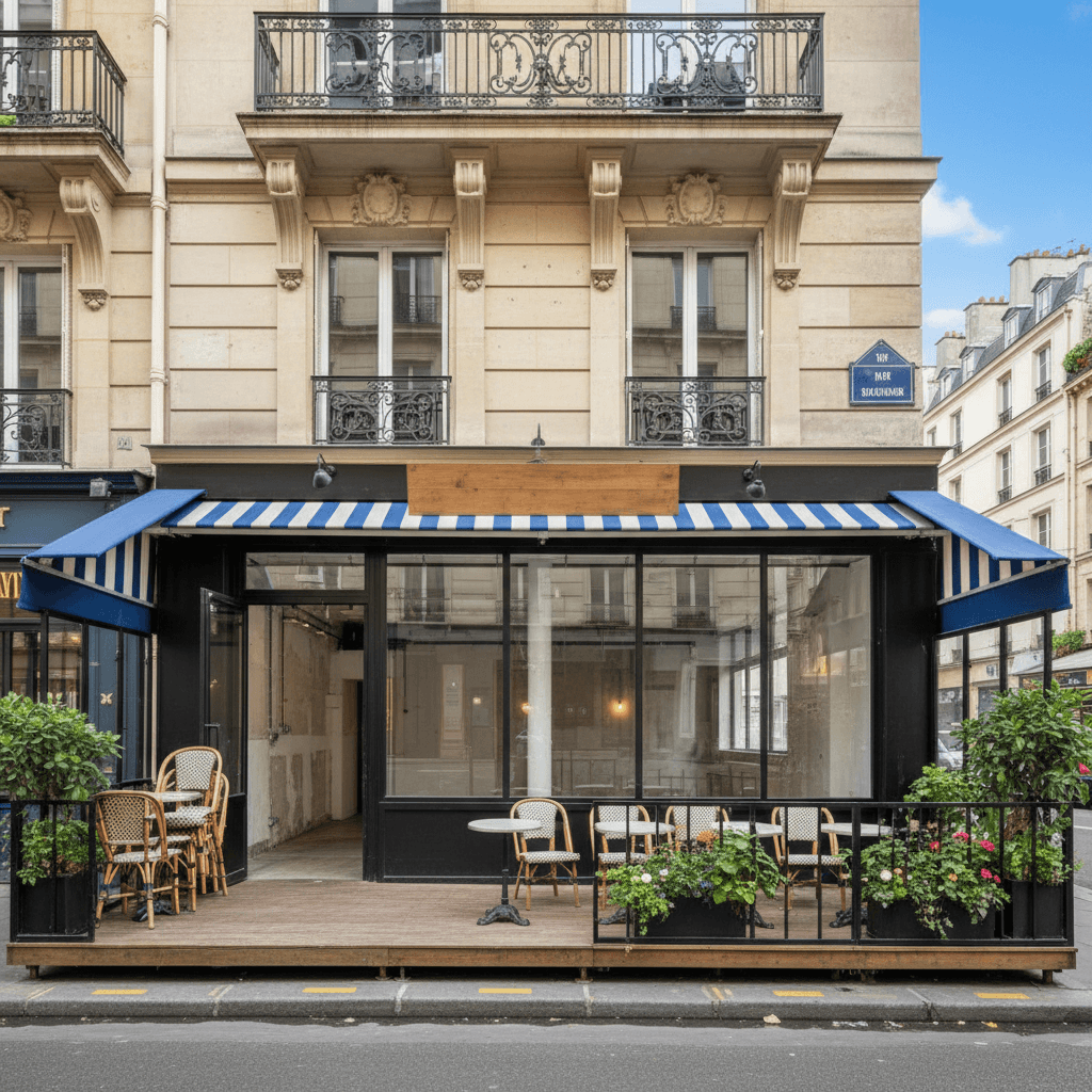 Local vide 90m² à Paris