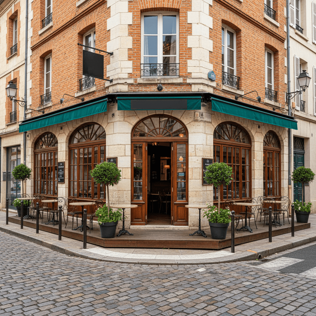 Restaurant 95m² à Toulouse : terrasse - licence IV