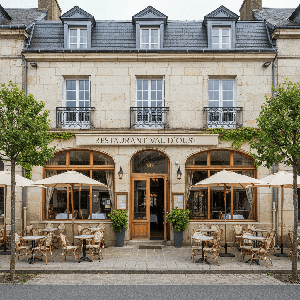 Restaurant 584m² à Val D'Oust : terrasse - licence IV