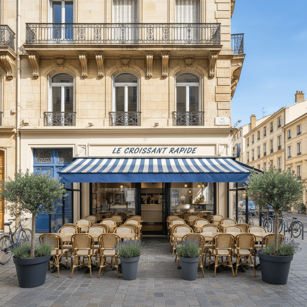 Fast-food 510m² à Montpellier : terrasse - extraction