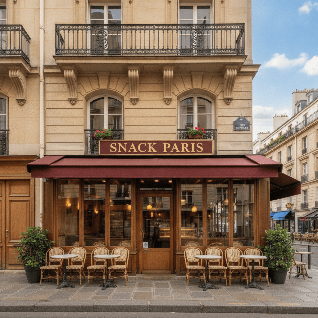 Snack 30 couverts à Paris