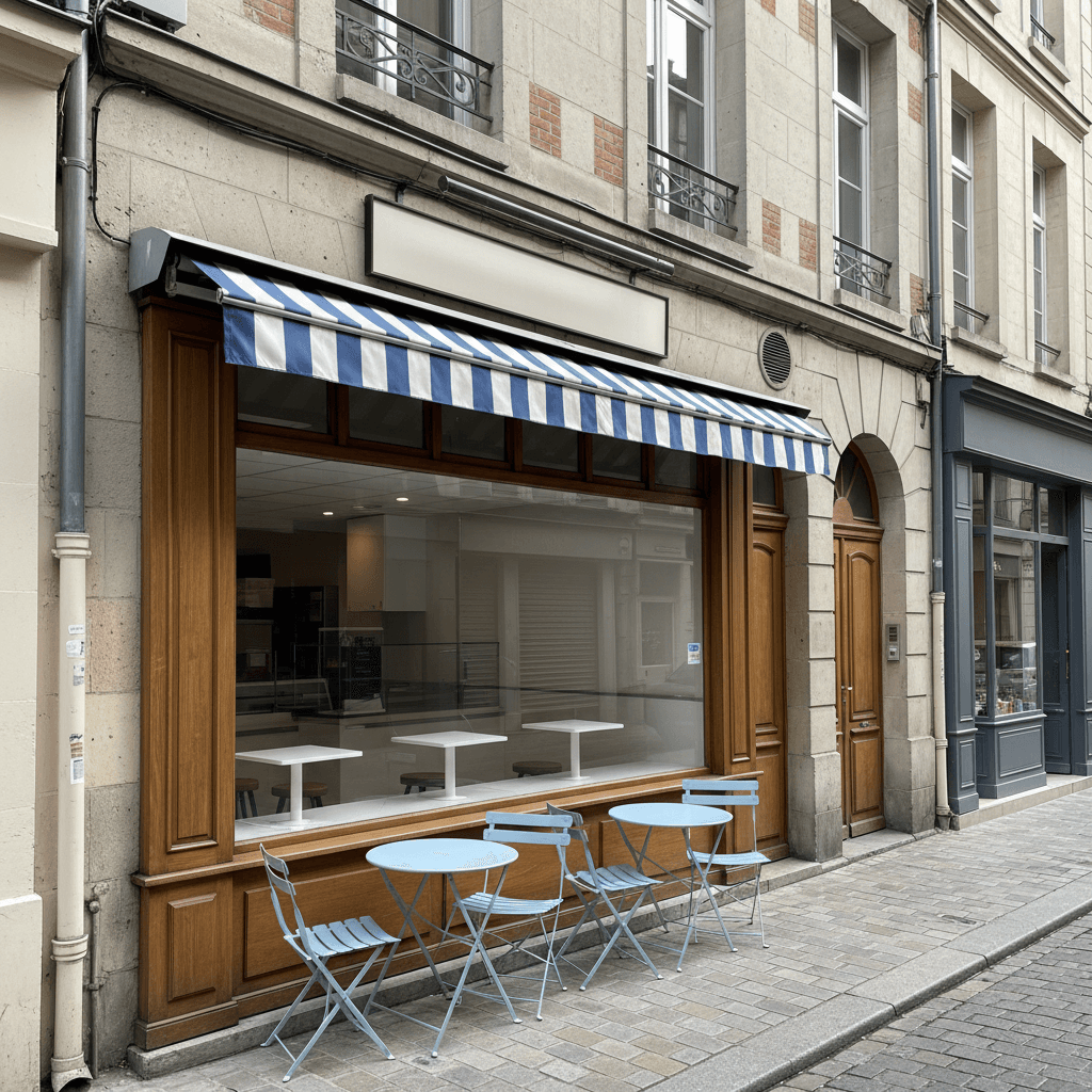 Snack 80m² à Lille : terrasse - extraction