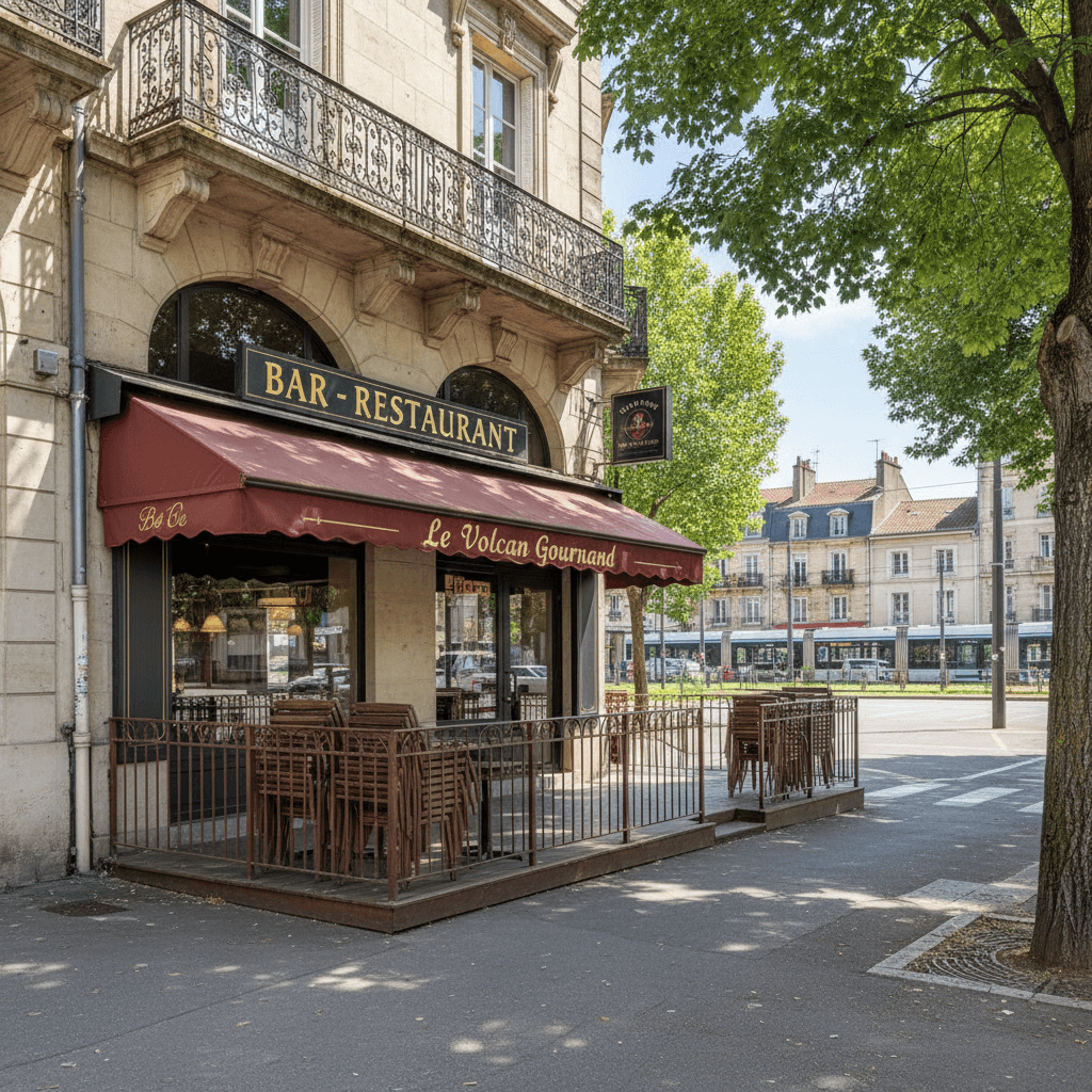 Restaurant 114m² à Clermont-Ferrand : terrasse