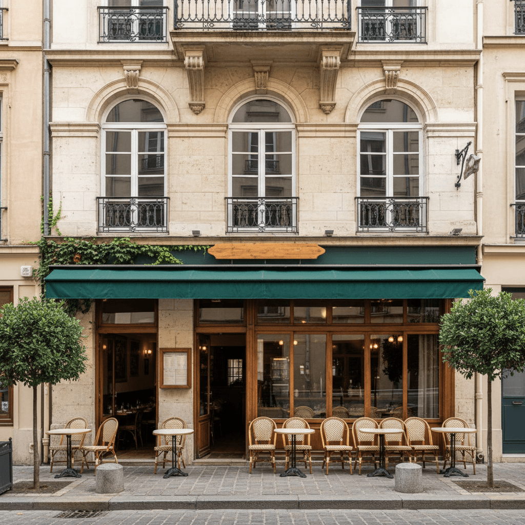 Restaurant 100m² à Lyon : terrasse - extraction
