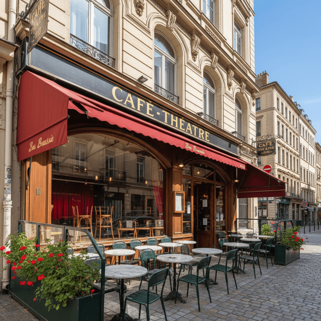 Bar-brasserie 96m² à Lyon : terrasse - licence IV