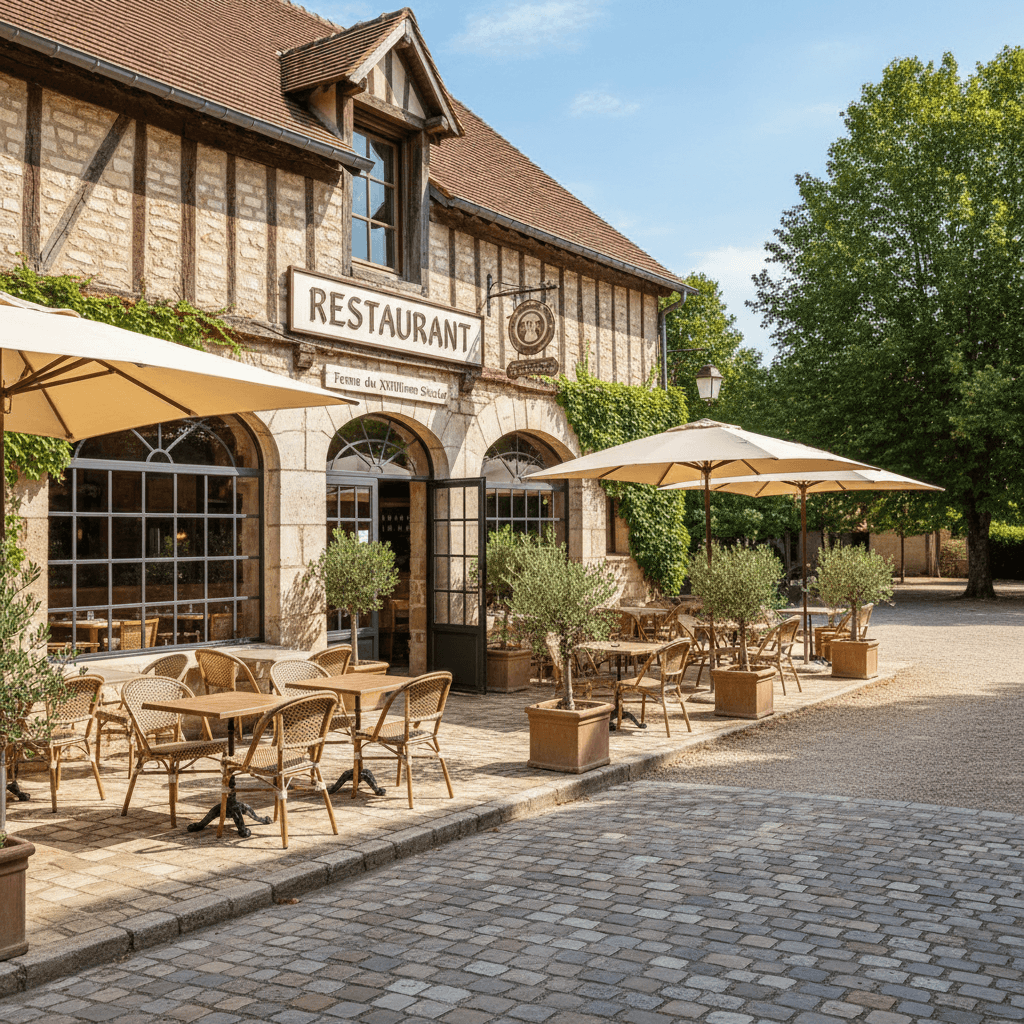 Restaurant à Bordeaux : terrasse - extraction