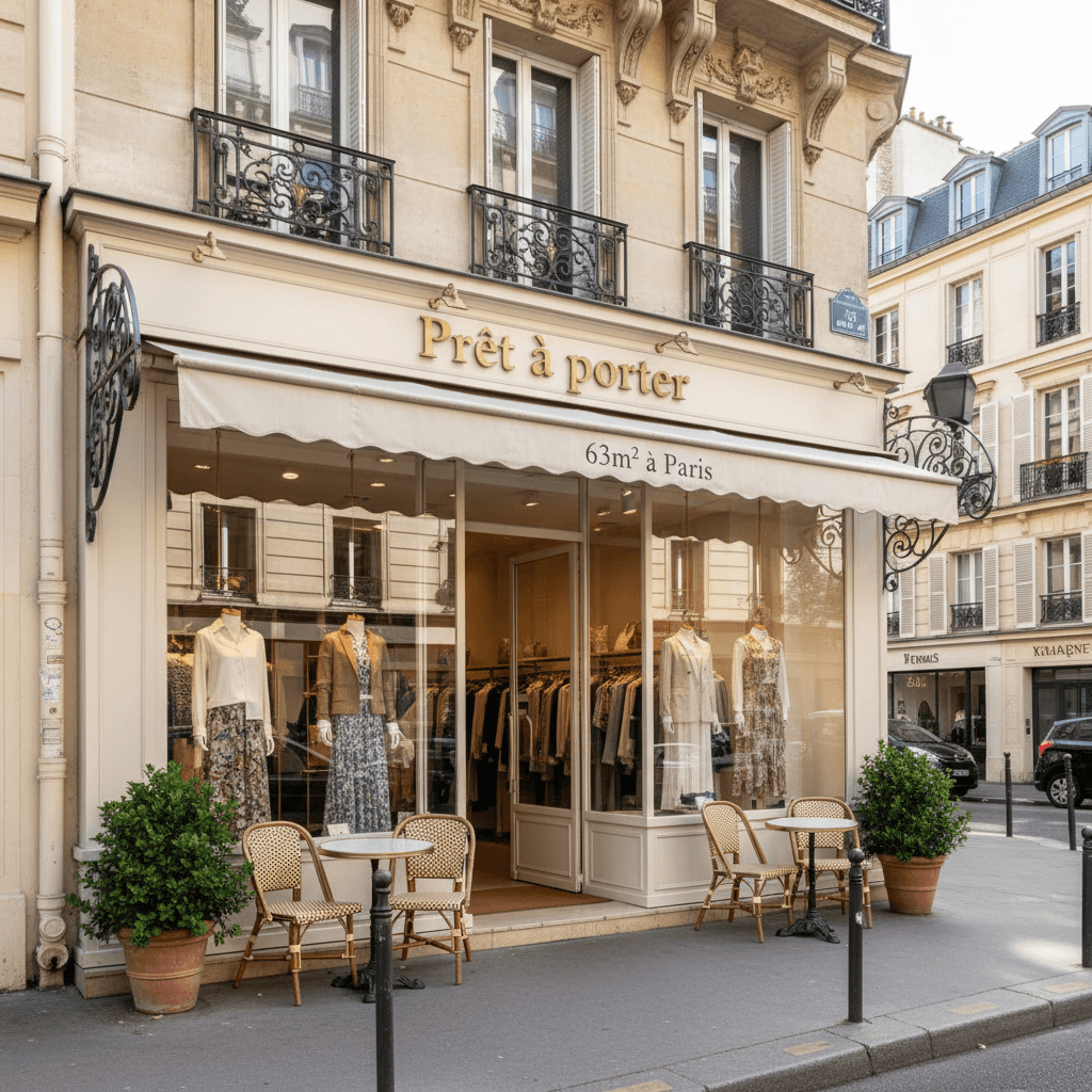 Prêt à porter 63m² à Paris