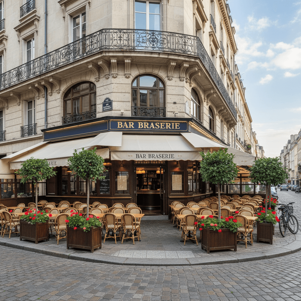 Bar-brasserie à Nantes : terrasse - licence IV