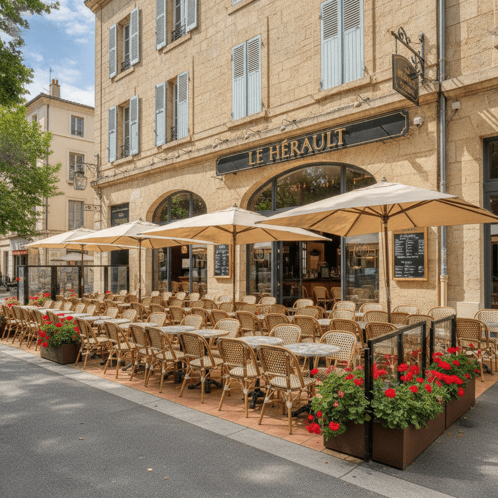 Bar-brasserie à Montpellier : terrasse - licence IV