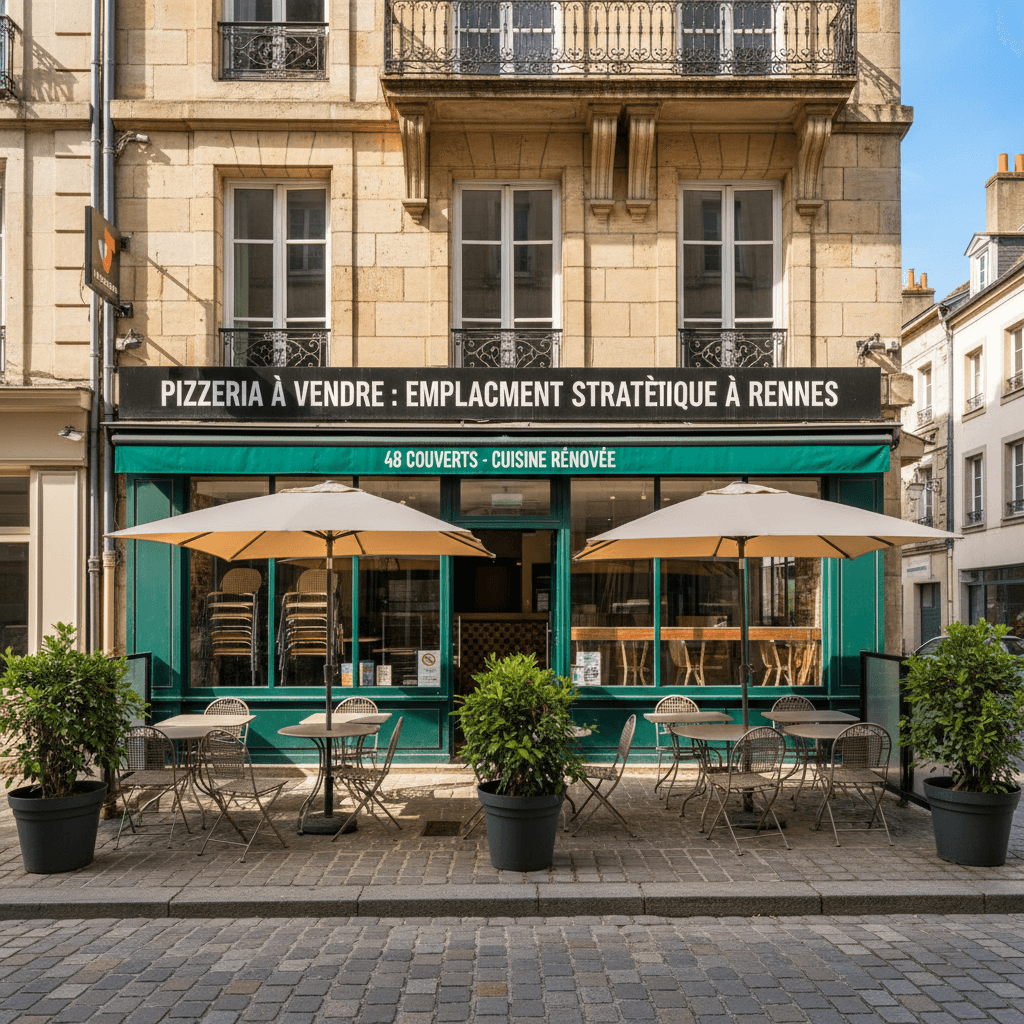 Fast-food à Rennes : terrasse - licence IV