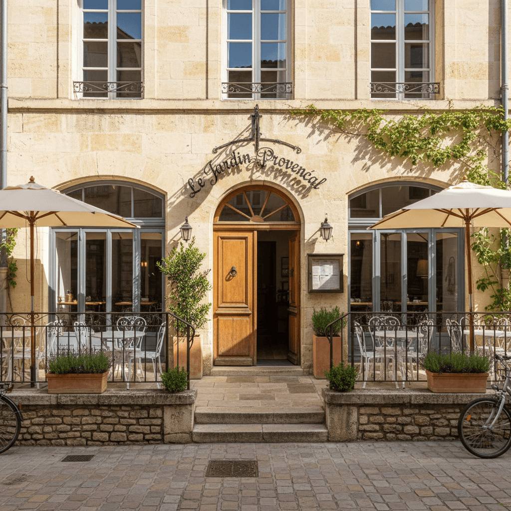 Restaurant 59m² à Aix-En-Provence : terrasse - extraction