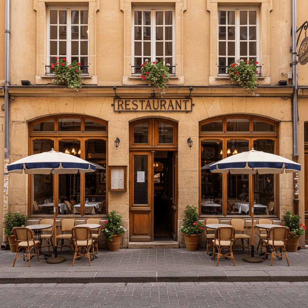 Restaurant 150m² à Lyon : terrasse - extraction