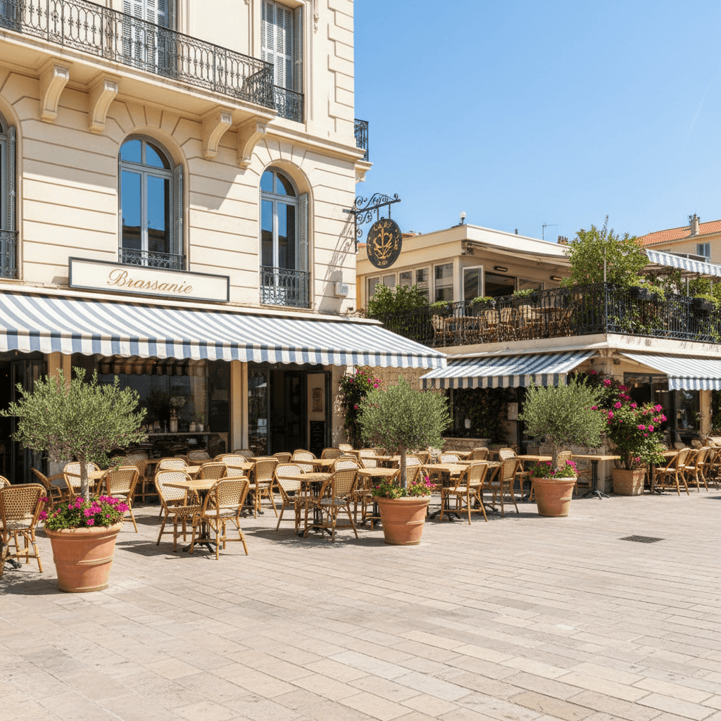 Bar-brasserie à Nice : terrasse - licence IV