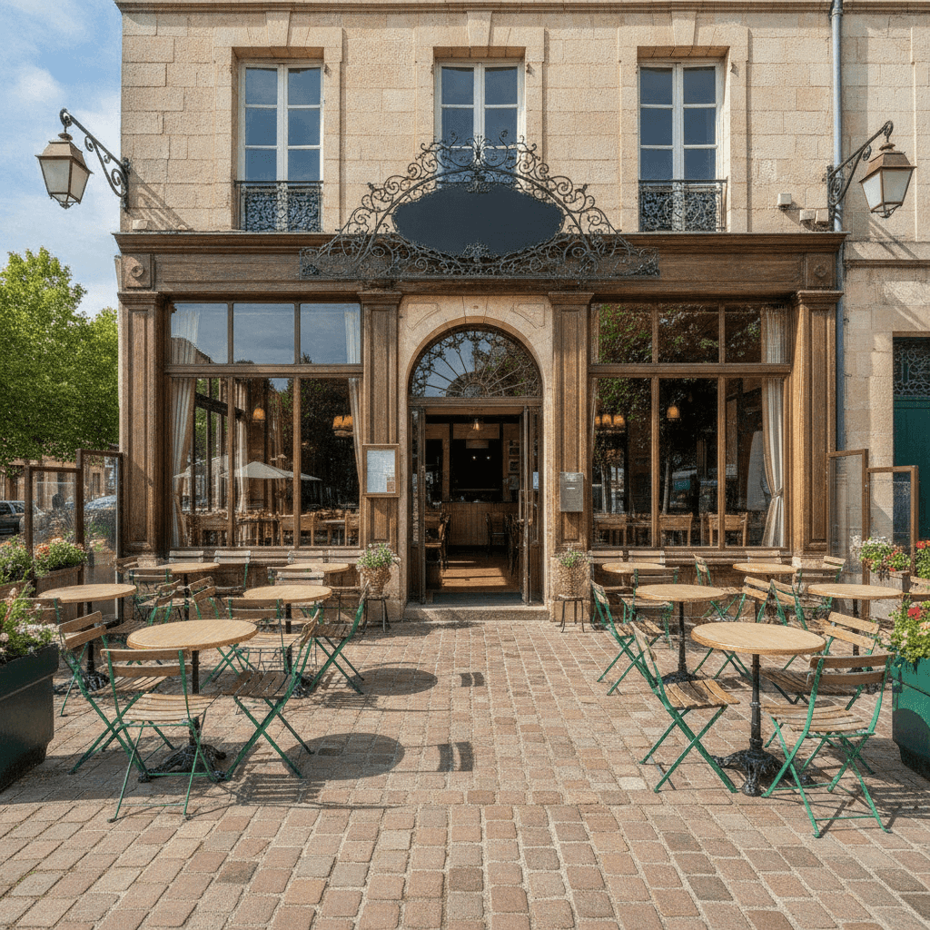 Bar-brasserie 280m² à Dijon : terrasse - licence IV