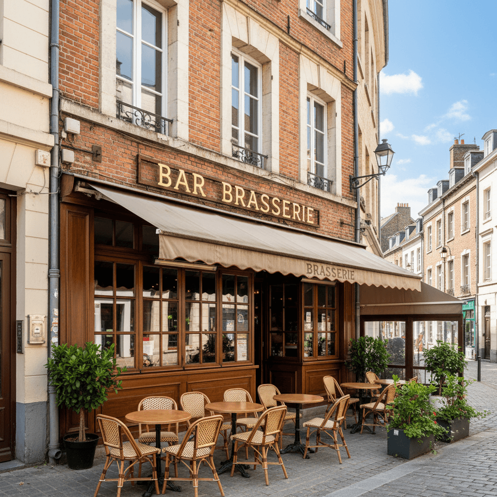 Bar-brasserie à Lille : terrasse - licence IV