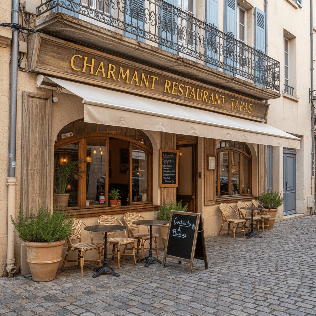 Restaurant 78m² à Montpellier : terrasse - licence IV