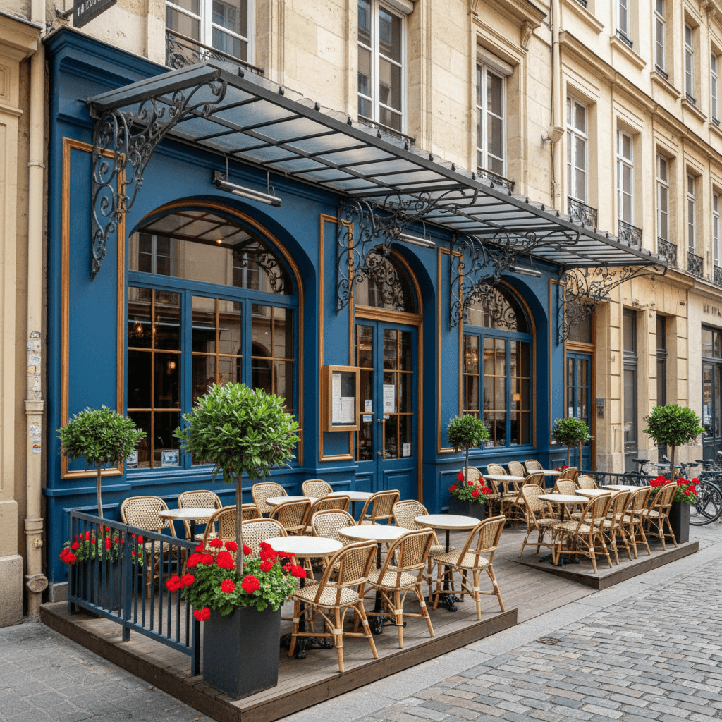 Bar-brasserie 100m² à Lyon : terrasse - licence IV