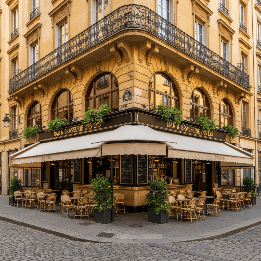 Bar-brasserie à Lyon : terrasse - licence IV