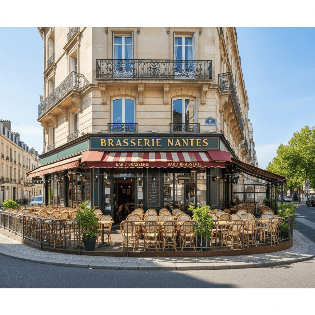 Bar-brasserie à Nantes : terrasse - licence IV