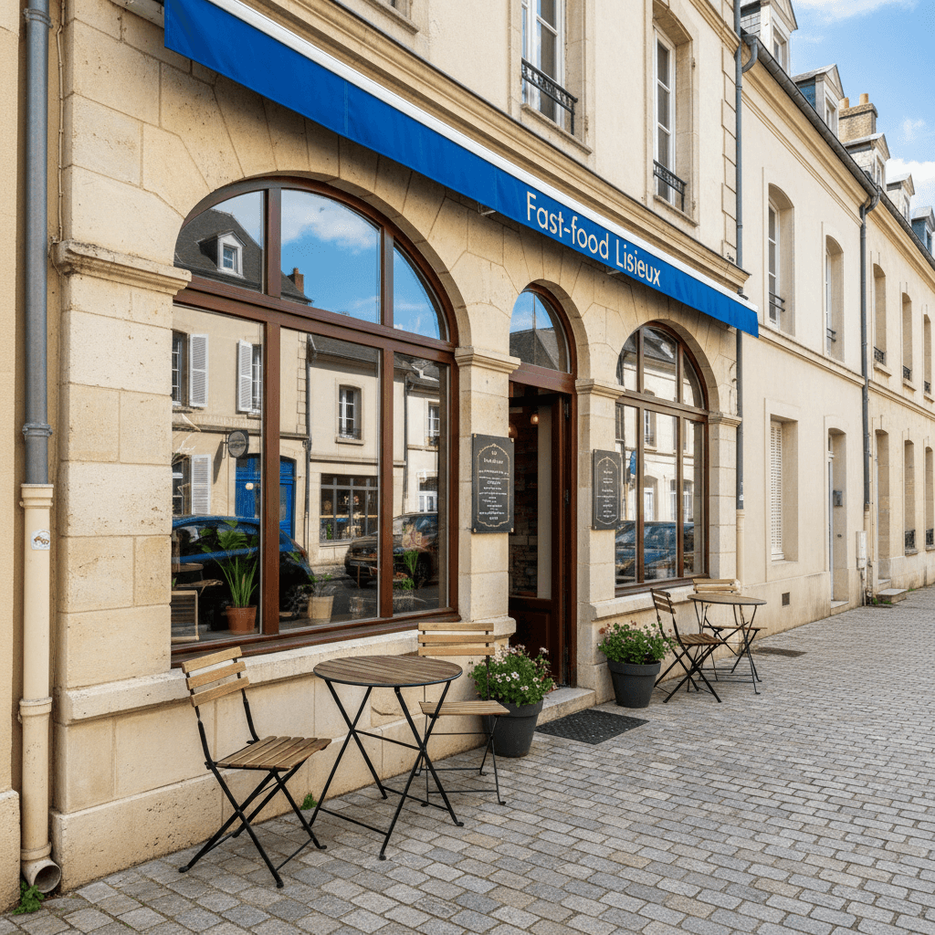 Fast-food 70m² à Lisieux : cuisine équipée