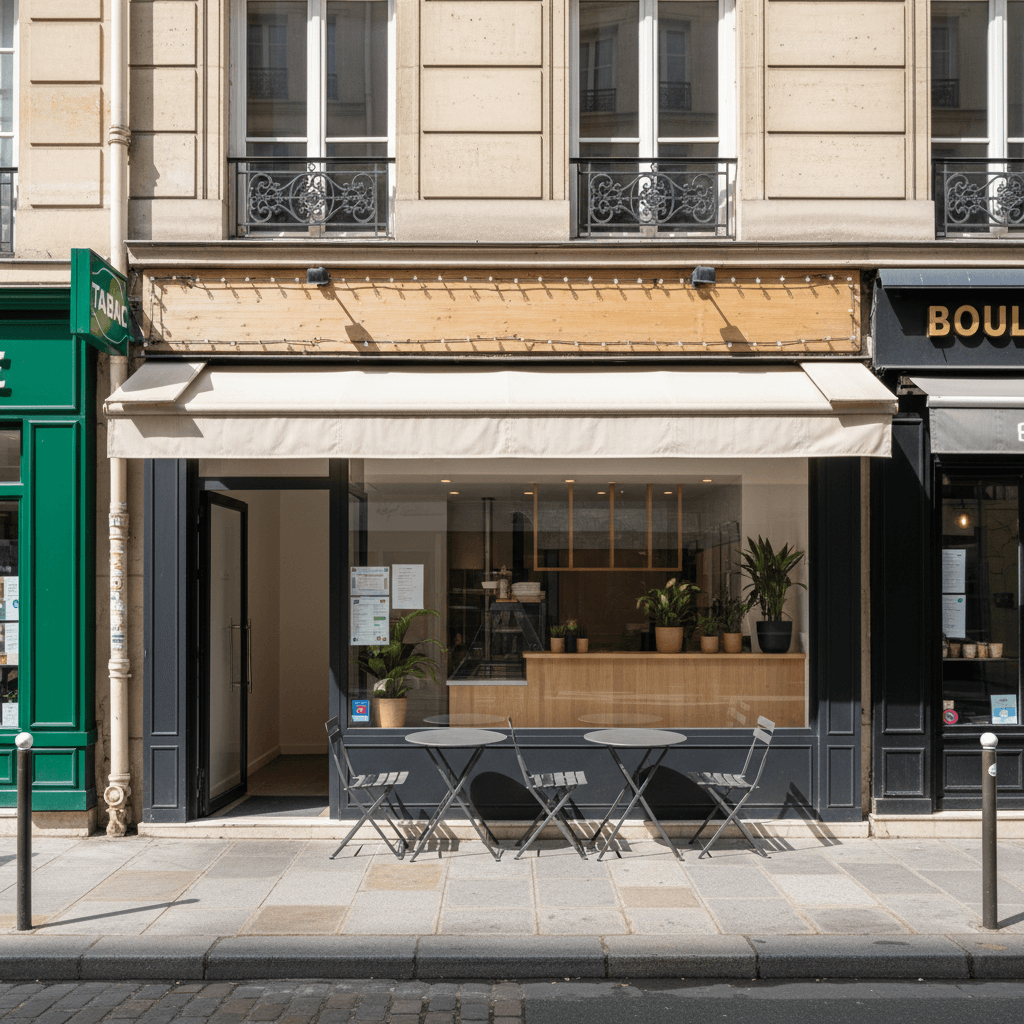 Local commercial de restauration à Paris