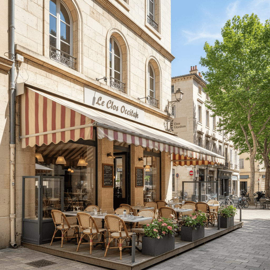 Restaurant 100m² à Montpellier : terrasse - licence IV