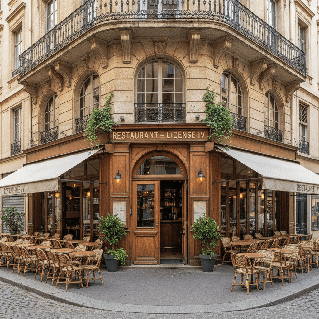 Restaurant à Lyon : terrasse - licence IV