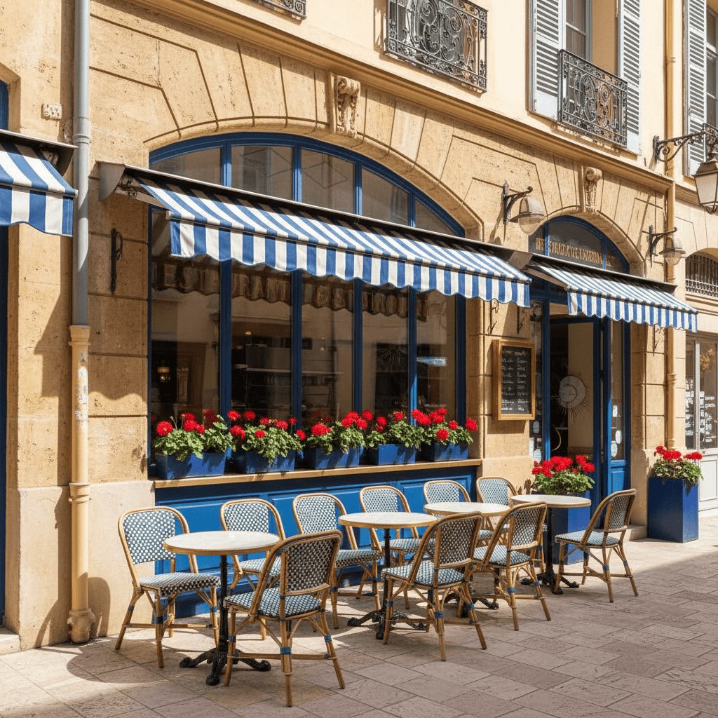 Restaurant 58m² à Nice : terrasse - licence IV