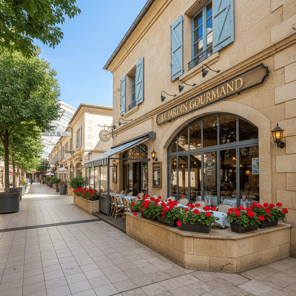 Restaurant 340m² à Montpellier : terrasse - extraction