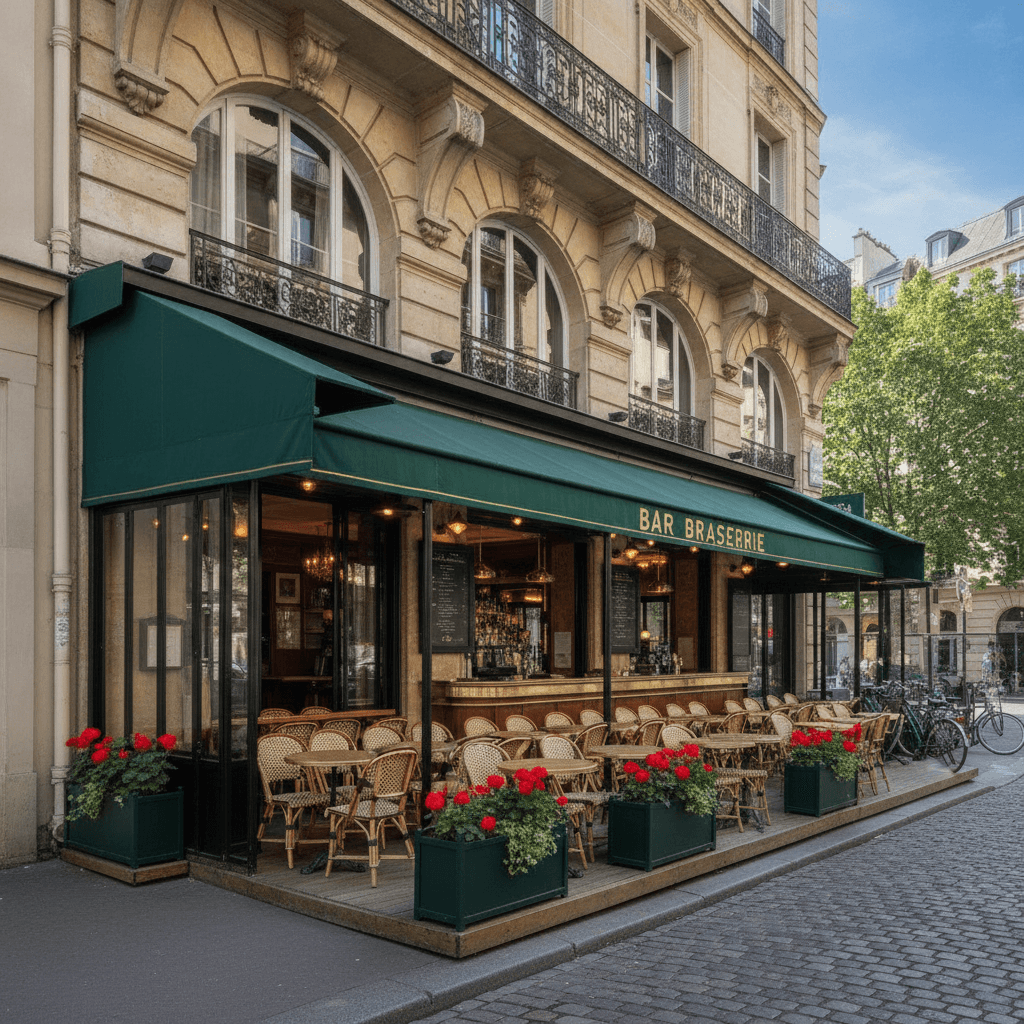 Bar-brasserie 100 couverts à Paris : licence IV - extraction