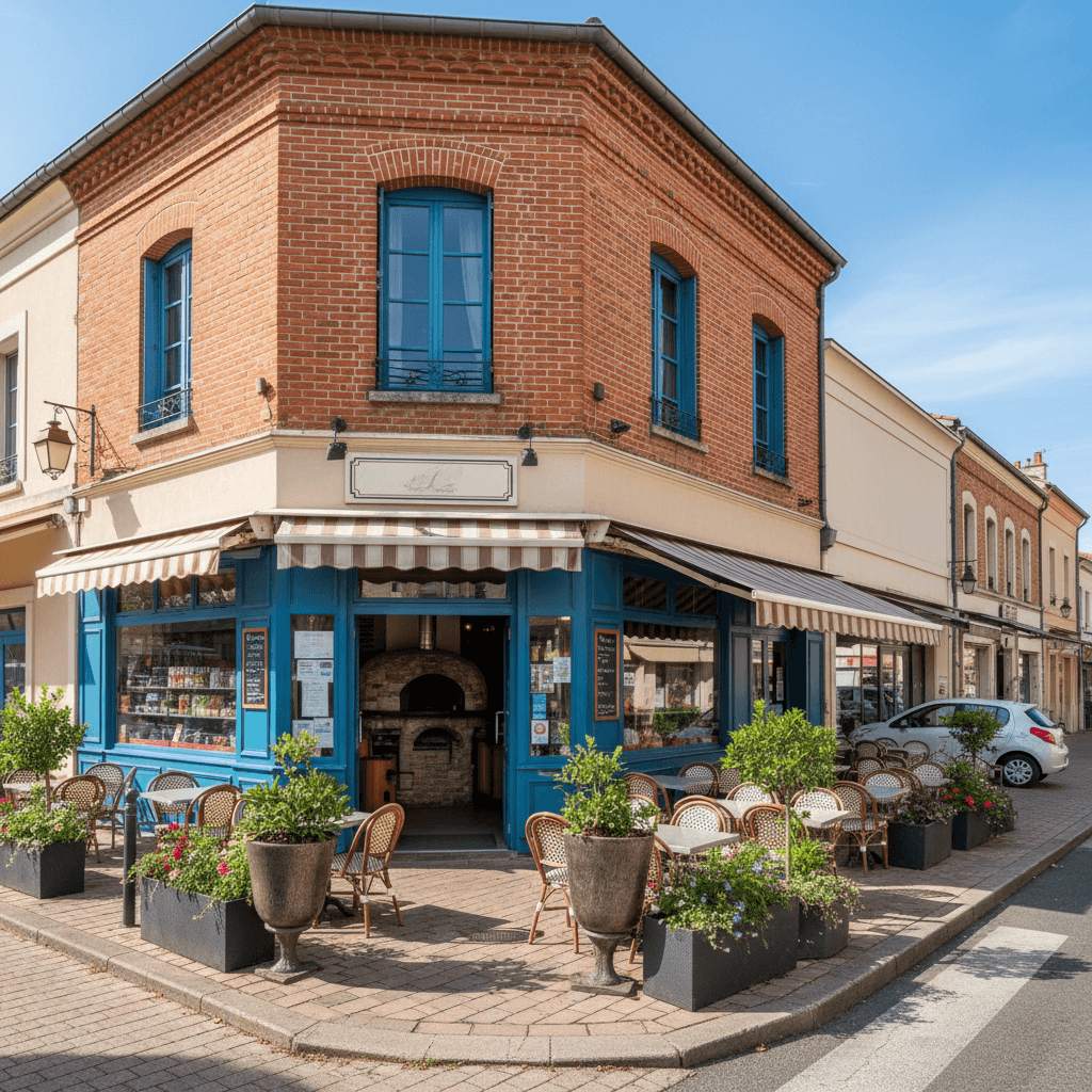 Restaurant 180m² à Toulouse : terrasse - extraction