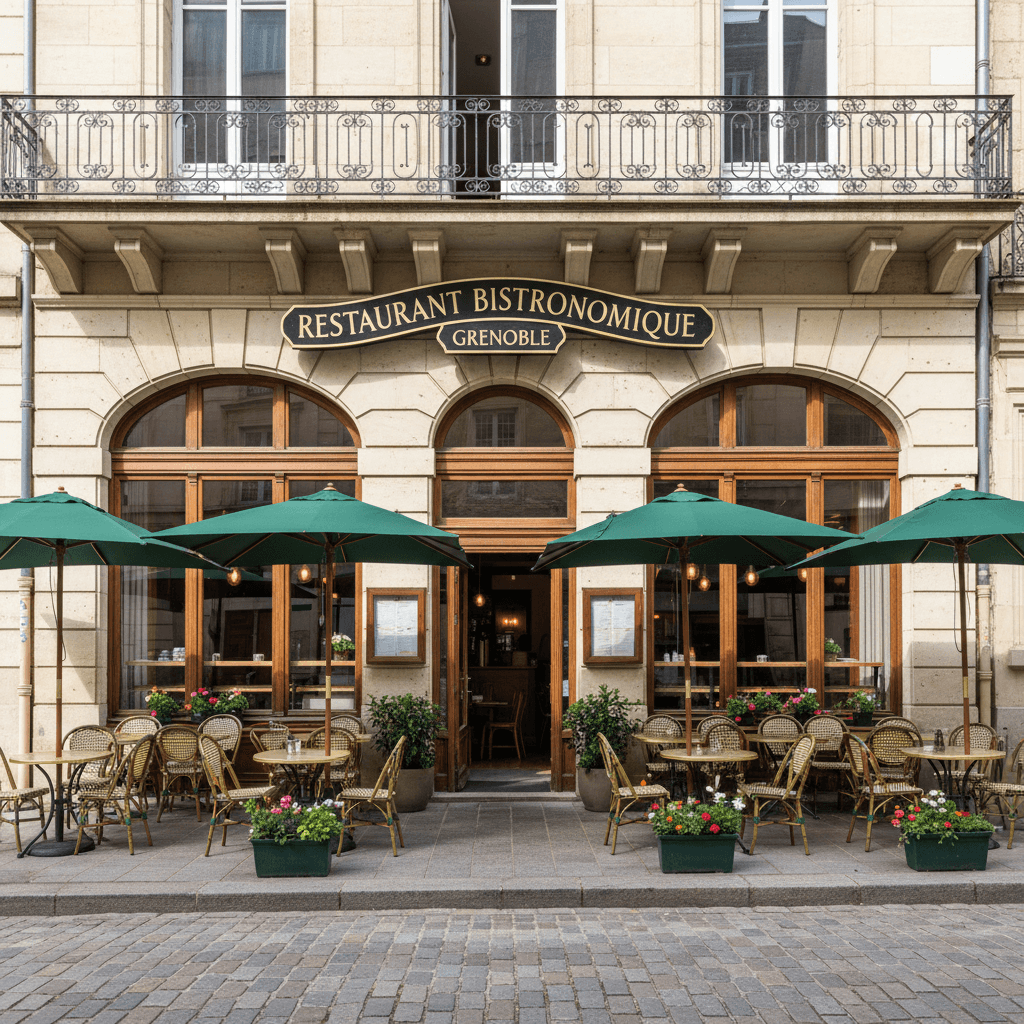 Restaurant 102m² à Grenoble : terrasse - licence IV