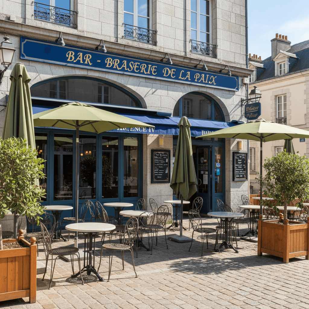 Bar-brasserie à Rennes : terrasse - licence IV