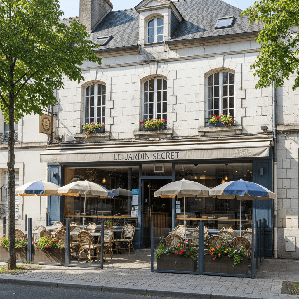 Restaurant 100m² à Nantes : terrasse - extraction
