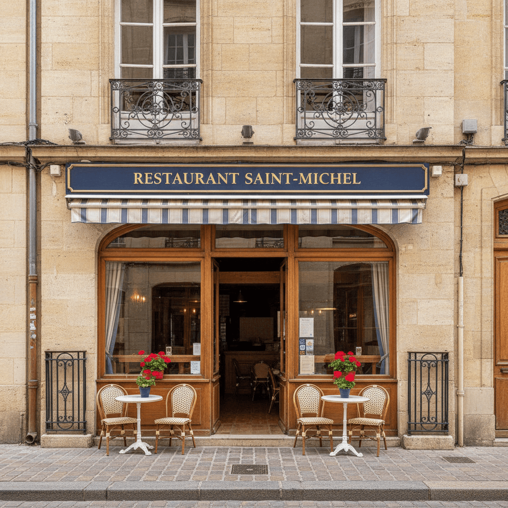 Restaurant 30m² à Bordeaux : terrasse - licence IV