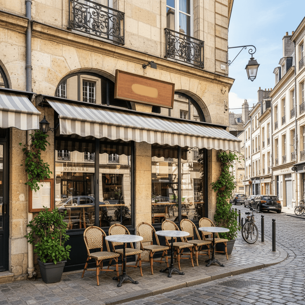 Restaurant 32m² à Nantes : terrasse