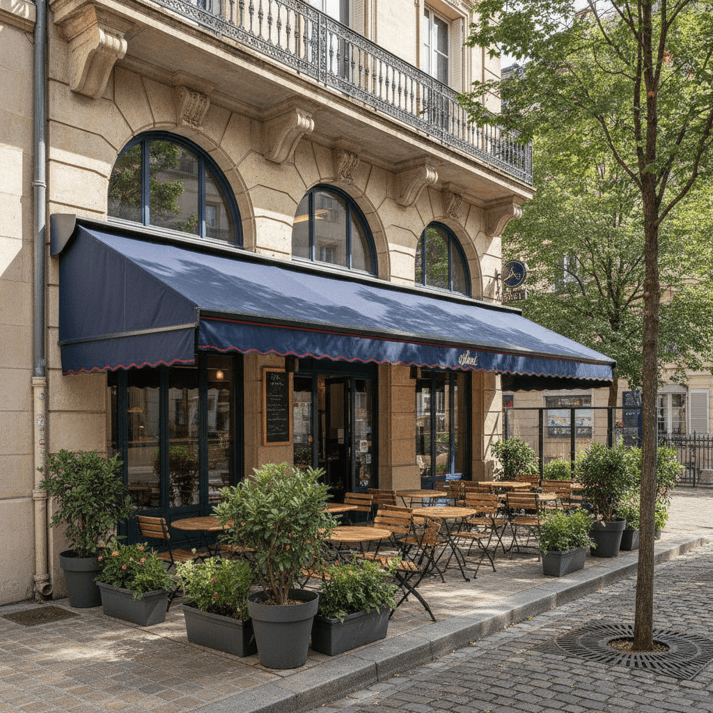 Fast-food 100m² à Grenoble : terrasse - licence IV