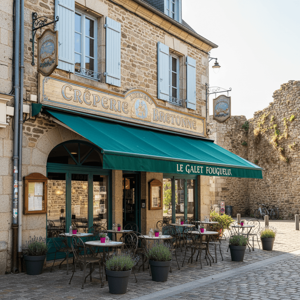 Restaurant à Guérande : terrasse - licence IV