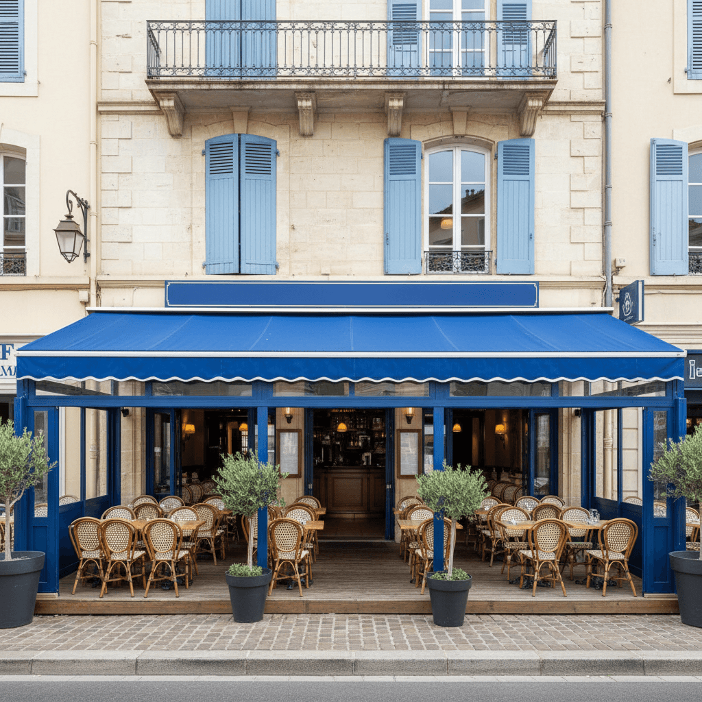 Restaurant à Toulon : terrasse - extraction