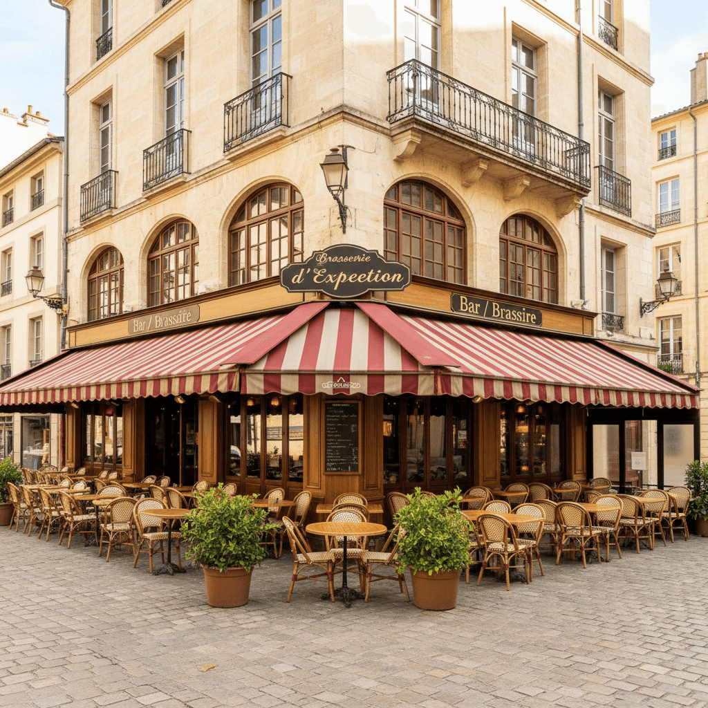 Bar-brasserie 72m² à Montpellier : terrasse - licence IV