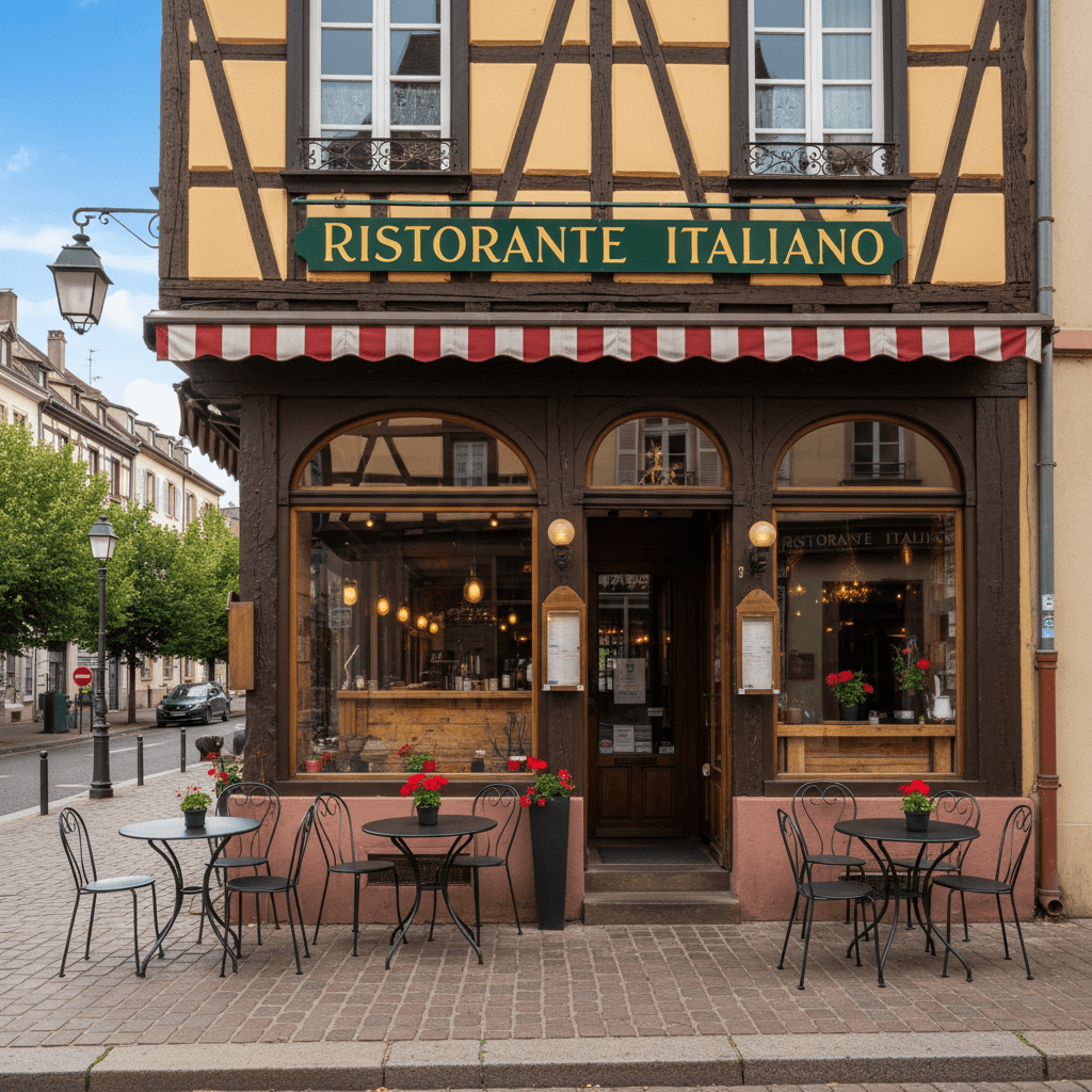 Restaurant 90m² à Strasbourg : terrasse - licence IV