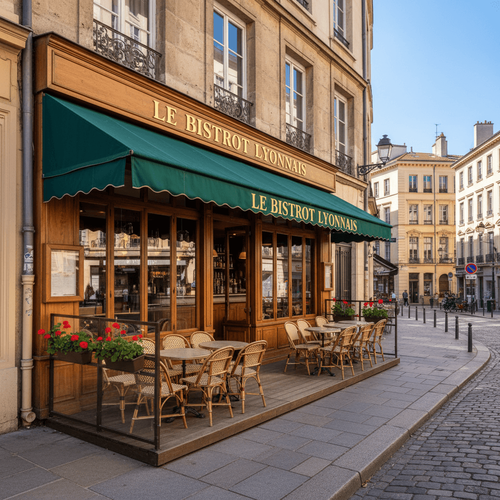 Restaurant 60m² à Lyon : terrasse - licence IV
