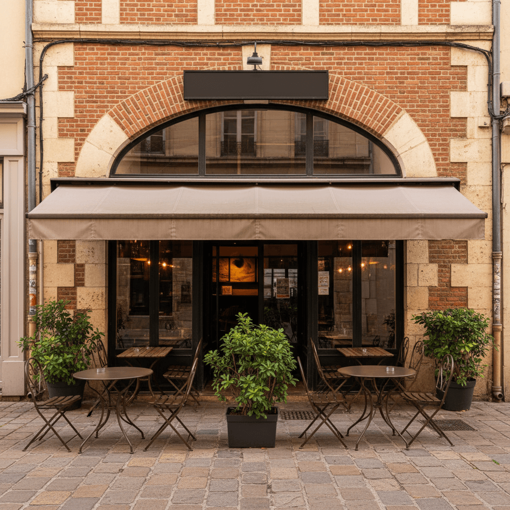 Restaurant 55m² à Toulouse : terrasse - licence IV