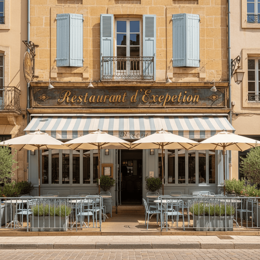 Restaurant 120m² à Aix-En-Provence : terrasse - licence IV