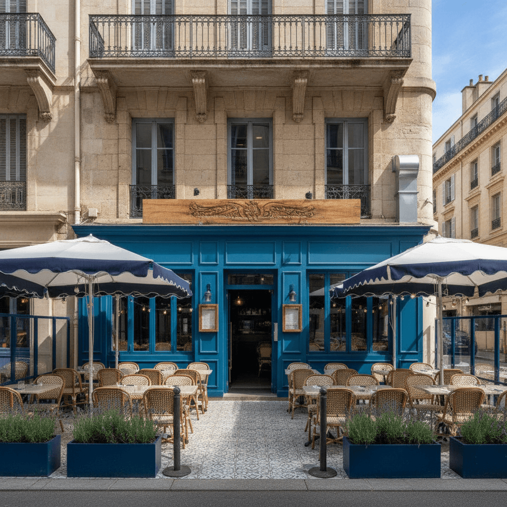 Restaurant 100m² à Marseille : terrasse - extraction