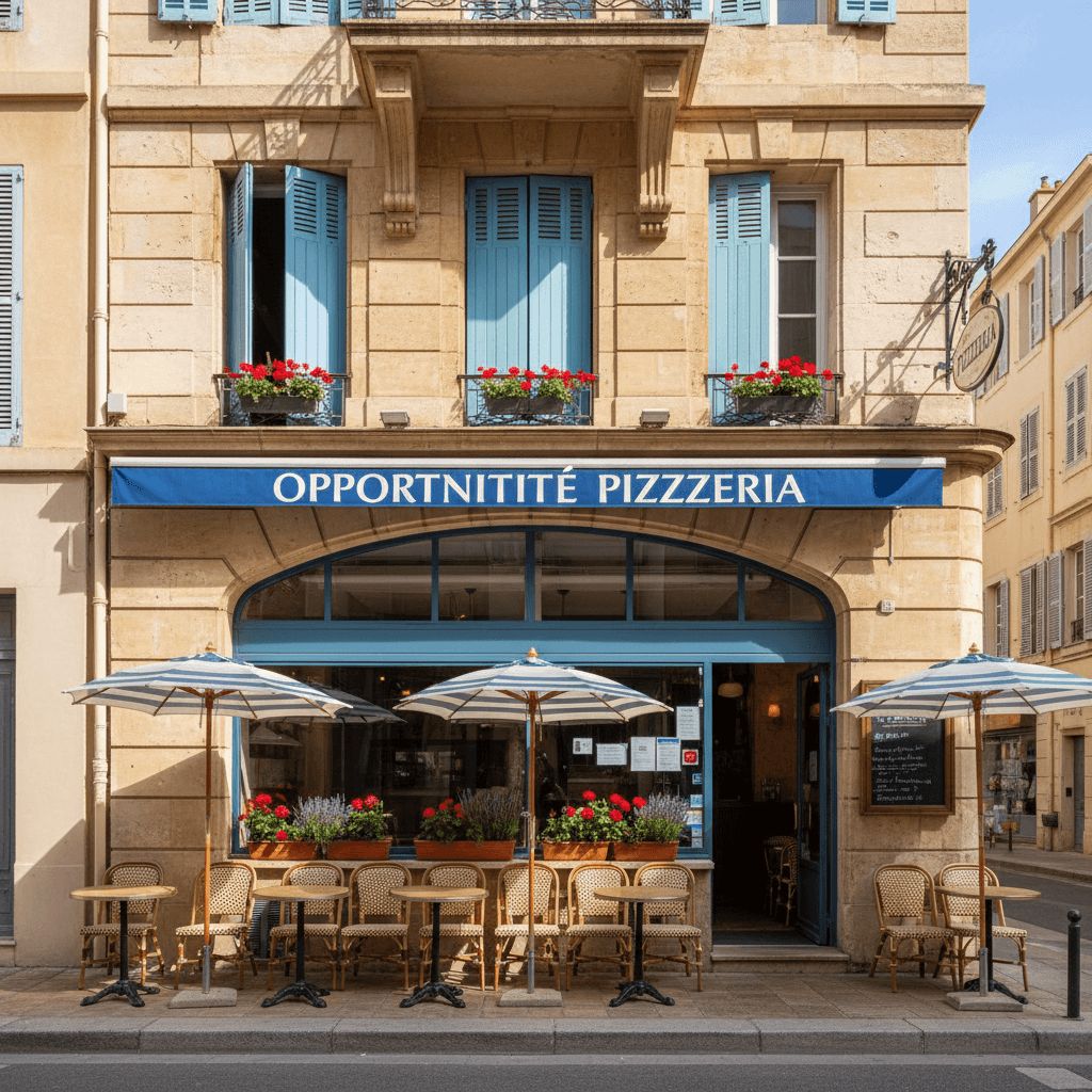 Restaurant 60m² à Marseille : terrasse - licence IV