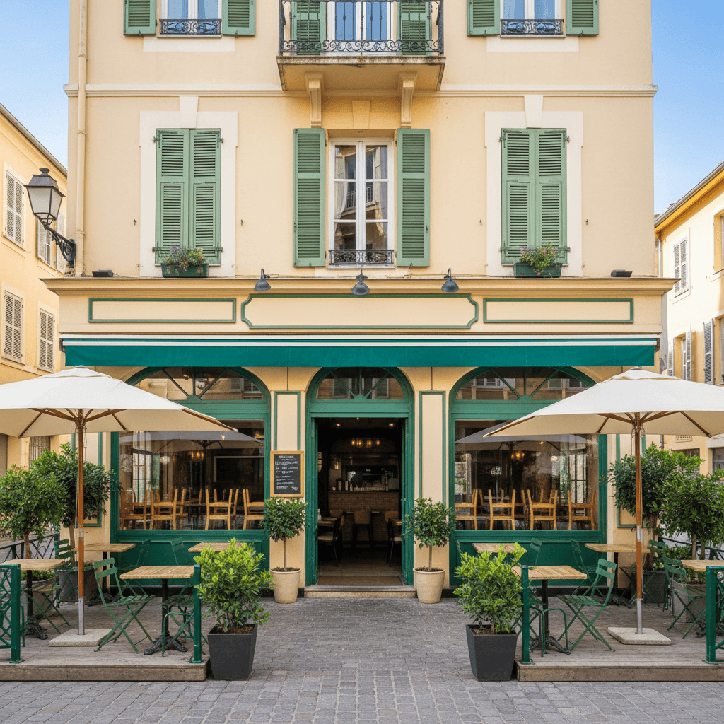 Restaurant 50m² à Nice : terrasse - licence IV